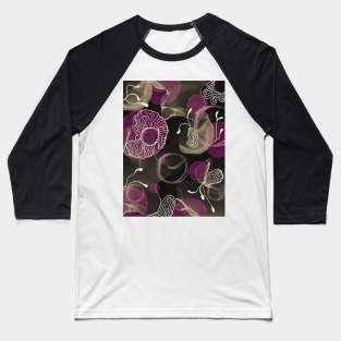 Alcohol Ink Abstract Baseball T-Shirt